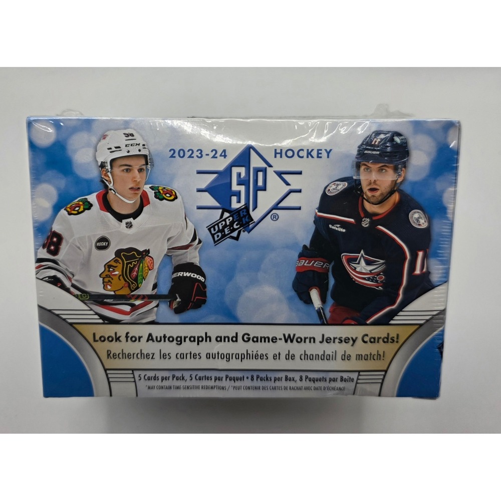 2023-24 Upper Deck SP Hockey Blaster Box Factory Sealed 8 Packs Connor Bedard RC